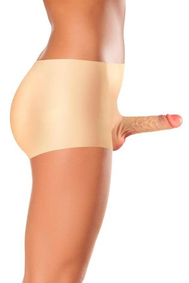 Силиконовые трусики с фаллоимитатором Real Body Real Manly, L/XL, цельная конструкция, для нее Sex Aura | Зображення 3