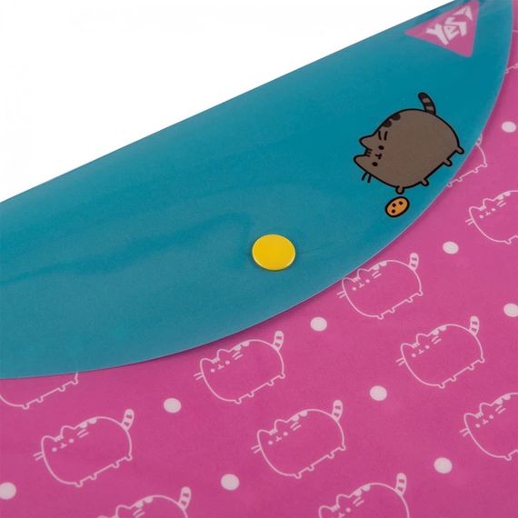 Папка-конверт B5 на кнопці Pusheen 492226 Yes, глянець (5056574430199) | Зображення 1
