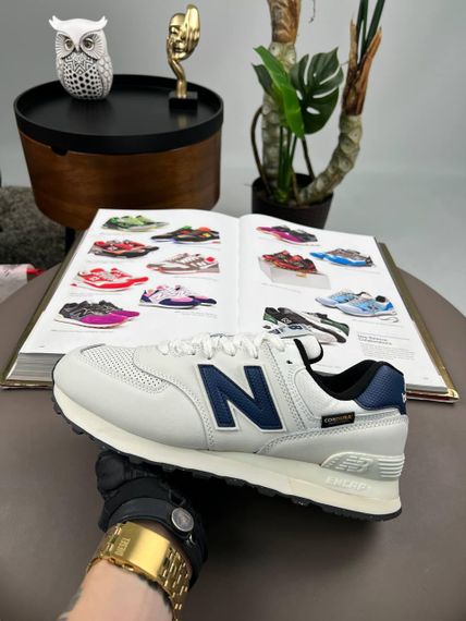 Чоловічі кросівки New 574 White Navy , В'єтнам 42 26.5 | Зображення 6