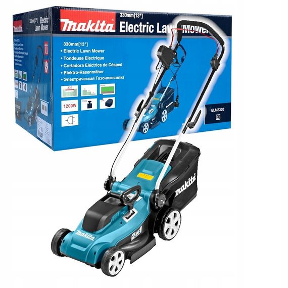 Газонокосарка електрична Makita ELM3320 (33 см, 30 л, 1200 Вт, 10.2 кг) | Зображення 6