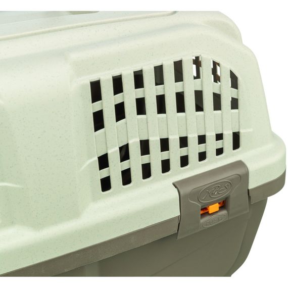 Контейнер-переноска Trixie для собак Skudo 2 вагою до 18 кг коричнева пластик розмір XS-S 35x36x55 см | Зображення 5