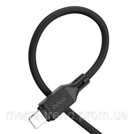 Кабель Hoco Lightning Cool silicone charging data cable X90 |1m, 2.4A| | Зображення 9