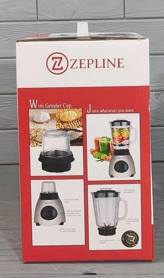 Блендер стаціонарний Zepline ZP-004. Блендер із подрібнювачем 850w | Зображення 4