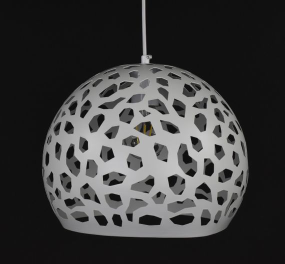 Люстра підвісна на 1 лампочку 27804 Білий 30-200х30х30 см. | Зображення 5