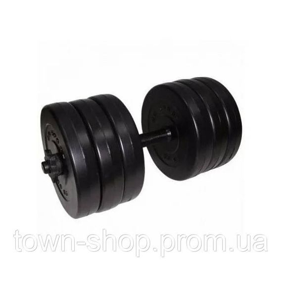 Гантель наборная композитная в пластиковой оболочке Rock pro 15,5 кг NE-PL-G-015