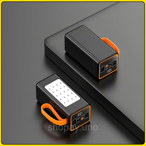 Повербанк 100000 mAh с LED-фонариком и быстрой зарядкой Hoco JA88A 22.5W | Зображення 2