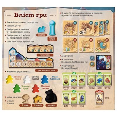 Настільна гра Lords of Boards П’ять каст (Five Tribes), українська (LOB2111UA) | Зображення 2