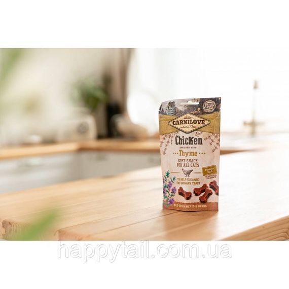 Ласощі Carnilove Cat Semi Moist Snack Chicken with Thyme для котів для здоров я сечовивідних шляхів з куркою та чебрецем 50 | Зображення 4