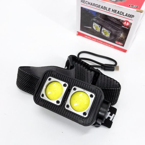 Налобна лампа, Тактичний налобний ліхтар на акумуляторі, Ліхтарик побутовий налобний AW-48 | Зображення 1