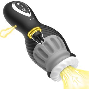 Мастурбатор Dragon Spin (Ротація) Babydoll Універсальний. Чорний 970-3 (MY017-B)