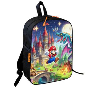 Рюкзак школьный детский Супер Марио"Super Mario" 36х27 см для мальчика (01065)