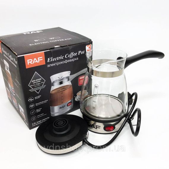 Сучасна електрична турка для кави RAF, Турка електрична зручна побутова GV-80 | Зображення 7