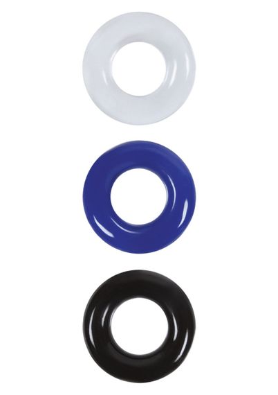 Набір ерекційних кілець NS Novelties Renegade Intensity, різнокольорові, 3 шт. sexstyle