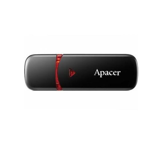 Флешка 32Гб USB 2.0 чорний AH333 Apacer | Зображення 1