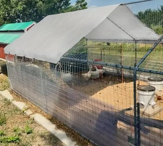 Тент тарпауліновий Shadow з металевими люверсами 200 г/м² 4 х 8 м сірий (TTSH00008) | Зображення 1