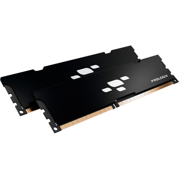 Модуль пам'яті для комп'ютера DDR4 16GB (2x8GB) 3200 MHz Black Prologix (PRO16GB3200B4K) | Зображення 3