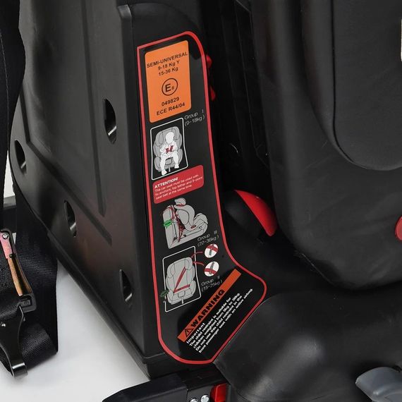 Автокрісло ME 1057 BASTION Dark Gray дитяче, група 1-2-3, isofix, темно-сірий, льон+шкіра. | Зображення 5