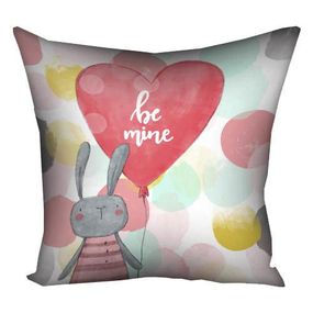 Подушка габардинова з принтом Be mine 50x50 см (5P_18L019)