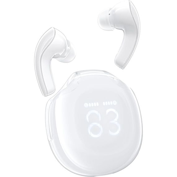 Навушники TWS Acefast T9 porcelain white | Зображення 1