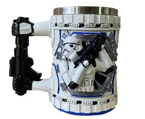 Кухоль Чашка Келих 3D Неіржавка сталь Star Wars Штурмовик 550 мл