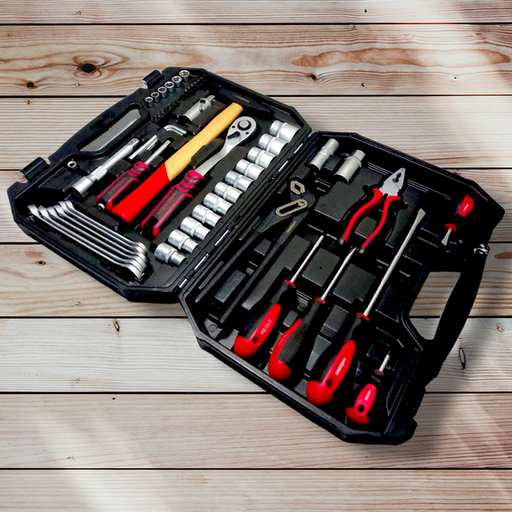 Набір інструментів професiйний 1/2" i 1/4" 58 од. HAISSER (арт.70181) | Зображення 3