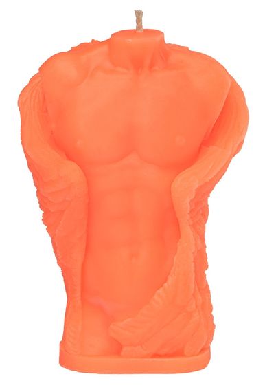 Свічка LOVE FLAME - Angel Man Orange Fluor, CPS07-ORANGE Sex Aura