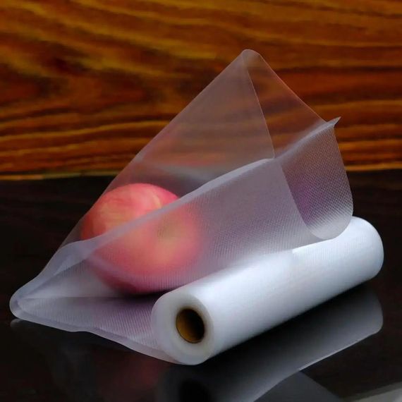 Вакуумні пакети 5 м х 15 см у рулоні / Пакети для вакууматора / Пакети для вакуумування продуктів | Зображення 7