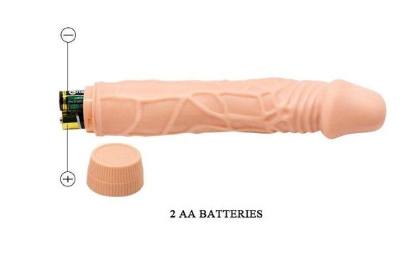 Вібратор реалістик BARBARA BOB DILDO VIBRATOR, BW-001009R Sex Aura | Зображення 7