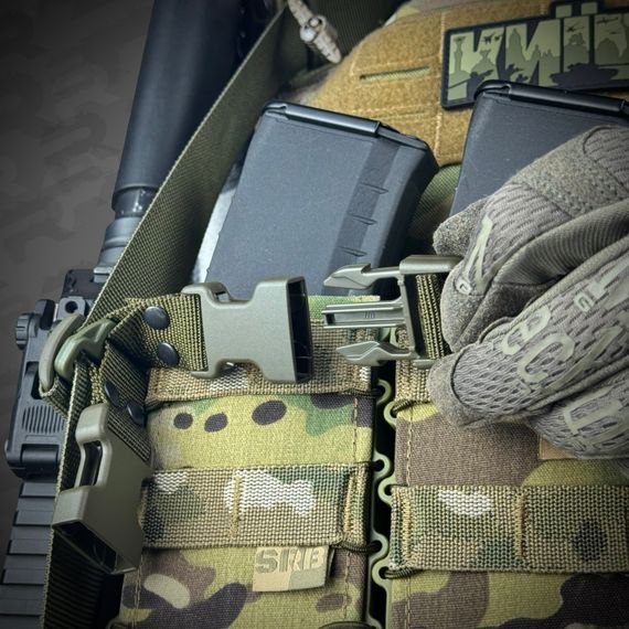 Ремінь збройовий триточковий RAGNAROK "Hel" Gen.II QD Олива | Зображення 6