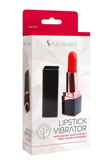 Вібратор-помада S Pleasures Lipstick Vibrator, дуже реалістичний, 10 режимів sexstyle | Зображення 3