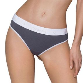 Спортивные трусики-стринги Passion PS007 PANTIES M, dark grey sexstyle