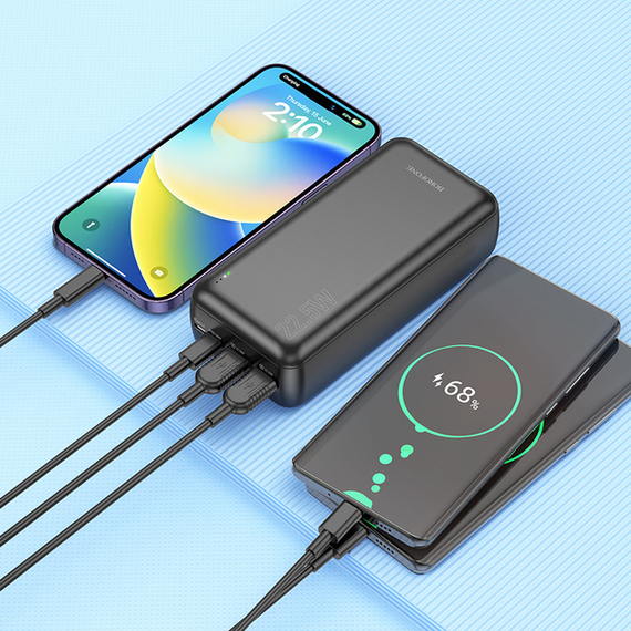 Мобильное зарядное устройство для POWER BANK BOROFONE 30000MAH BJ 38B | Зображення 2
