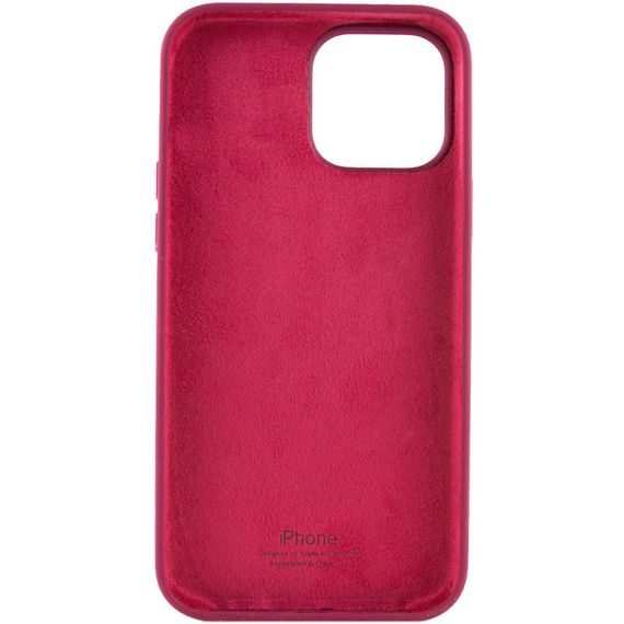 Чохол Silicone Case Full Protective (AA) для Apple iPhone 16 Plus (6.7") Бордовий / Maroon | Зображення 1