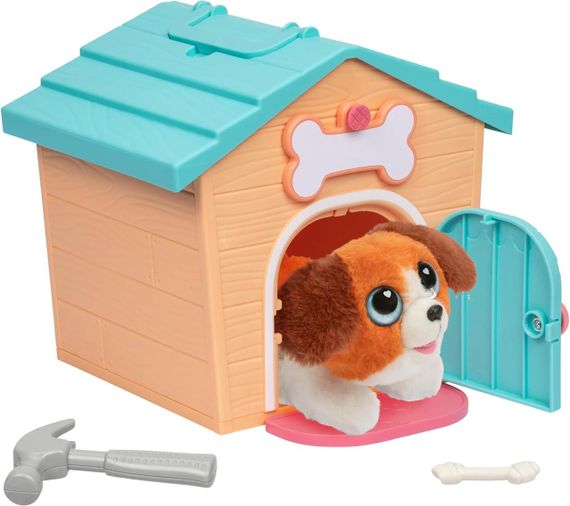 Игрушка Moose Little Live Pets Домик с плюшевой собачкой