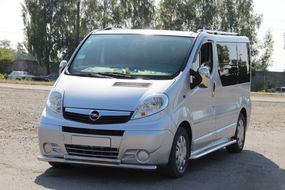 Передній захист ST014 (нерж.) для Nissan Primastar 2002-2014рр