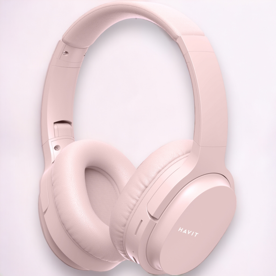 Беспроводные наушники с микрофоном HAVIT HV-I62 Deep Pink складные, до 20 ч работы | Зображення 8