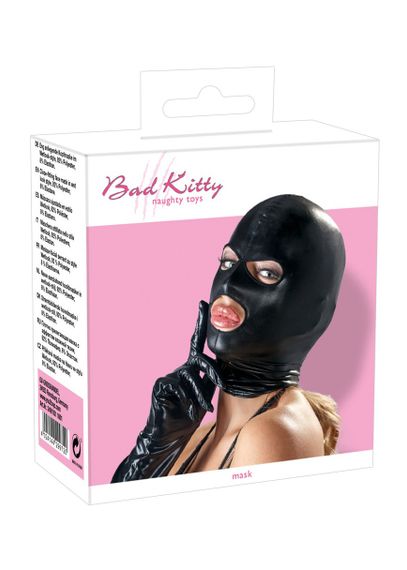 Чорна маска BK Kopfmaske II Wet Sex Aura