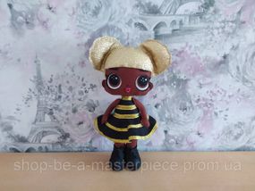 М'яка лялька LOL з фетру 28 см queen bee королева бджіл подарунок для дівчинки