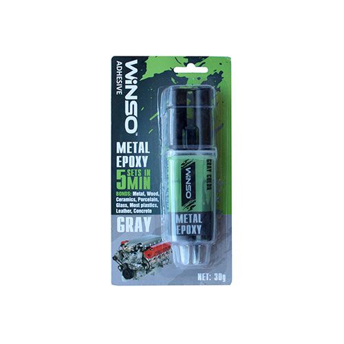 Клей епокс. двокомп. для металу Winso сірий 30г 300500