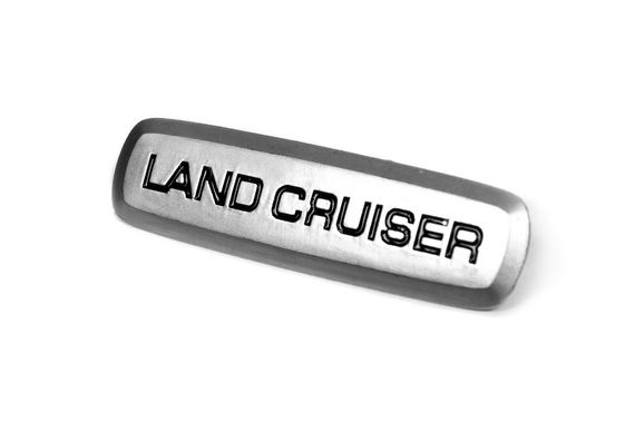 Land Cruiser Шильдик алюмінієвий для килимків (1шт) для Toyota | Зображення 1