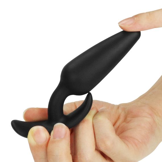 Анальна пробка - Lure Me Butt Plug S Black Sex Aura | Зображення 2