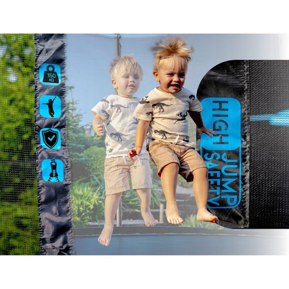 Батут із внутрішньою сіткою THUNDER Inside Ultra 14FT 435 см Black/Blue | Зображення 7