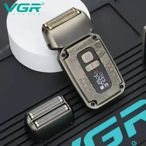 Електробритва для чоловіків VGR V-337 акумуляторна 5W Gold | Зображення 2