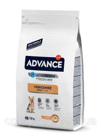 Сухой корм для Йоркширских терьеров Advance Dog Yorkshire з курицей и рисом 1.5 кг 8410650170480