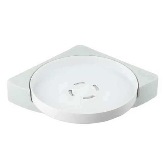 Кутова обертова полиця  для ванної кімнати Multi Functional Rotational Tray