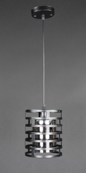 Люстра підвісна LOFT на 1 лампочку 27774 Чорний 25-100х15х15 см.