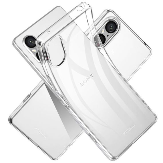 TPU чохол Epic Transparent 1,5mm для Sony Xperia 5 V Безбарвний (прозорий)