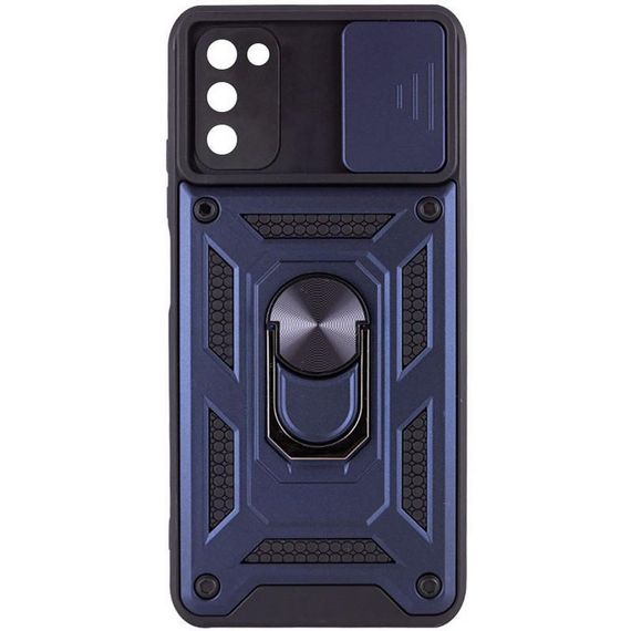 Чохол Ummi Camshield Serge Ring для Samsung Galaxy A03s Синій