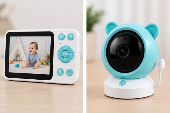 Відеоняня C8 Wi-Fi з монітором 5″ • Розумна відеоняня C8 Full HD 1080P із застосунком Tuya, нічним баченням і двостороннім зв’язком | Зображення 2