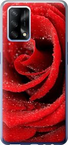 Чехол на Oppo A74 Красная роза "529u-2305-17620"